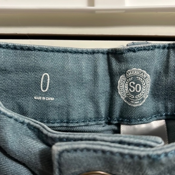 Blue Low-Rise Jeggings - Picture 2 of 4